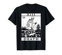 Tarot Card Gothic Halloween Occulte Tarot Death Card T-Shirt