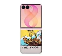 Tarot Card The Fool Etui Coque Housse pour Samsung Galaxy Z Flip 8