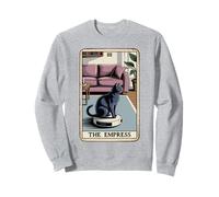 Tarot Card The Impress Cat on Robot Aspirateur Chat Drôle Sweatshirt