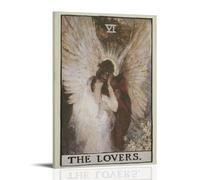 Tarot Card The Lovers Poster Peinture décorative sur toile Art mural pour salon, chambre à coucher, art mural, impression d'image moderne, décoration de salle familiale, 40 x 60 cm