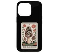 Tarot Card The Mushroom Morille Fungi Mycology Mushroom Coque pour iPhone 13 Pro