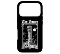 Tarot Card The Tower 16 - Major Arcana Tower Renewal Design Coque pour iPhone 17 Pro