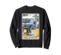 Tarot Card Wheel of Fur-Tune Cat Robot Aspirateur Chat Sweatshirt