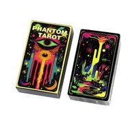 Tarot Cards Adults, Fortune Telling Game Set, English Fate Divination Deck with Classic Reading Design Style, Home Use Set, Travel Game Kit, Tarot Cards for Holiday Family Night Party Entertainment