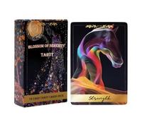 Tarot Cards, Clear Imagery Floral Deck, 4.06x2.36 inches Physical Reading Tool with Artistic Design, Spiritual Guidance for Dream Interpretation, Awakening, Collector, Art Lover, and Enthusiast