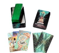 Tarot Cards Deck, Wild Reflections Fortune-Telling Set for Entertainment and Divination, Artistic Fate Reading Cards for Beginners Experts Meditation Party Use 11x6.7x4cm