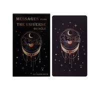 Tarot Cards, Fortune Divination Deck, 54 pièces Illustrated Set, 3.94 Inches with Symbol Meanings and Intuitive Prompts for Party Entertainment, Holiday Gatherings Tabletop Game Use