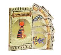 Tarot Cards Game Set, Egyptian Themed Tabletop Board Games, 4.72x2.76 inches Classic Tarot Deck for Girls Boys Teens Women Men, Fun Gift, Daughter Son Wife Husband Youth, Easy to Use