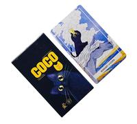 Tarot Cards Jeu de 78 pièces pour débuter avec guide spirituel, kit compact avec transport facile, accessoire de divination, aide de méditation portable pour la maison, les voyages