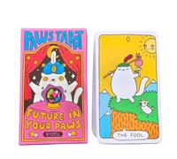 Tarot Cards, Oracle Deck, 78-Pieces Insightful Readings, Beginner Friendly Compact Comprehensive Divination Tools Portable Kit Meditation Aid for Future and Past Insight