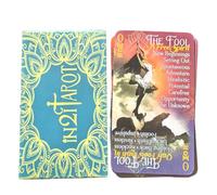 Tarot Cards, Oracle Deck, 78-Pieces Insightful Readings, Beginner Friendly Compact Comprehensive Divination Tools Portable Kit Meditation Aid for Future and Past Insight
