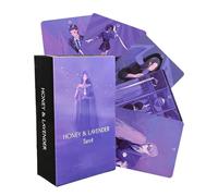 Tarot Cards - Portable Tarot Deck, Board Playing Games with High-Gloss Easy-Glide Finish, Mystical Card Deck, Family Holiday Entertainment, Social Interaction Tool for Festival Events and Camping