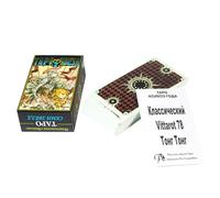 Tarot Cards - Seven Stars Oracle Deck for Beginners and Experts, Divination Game with Witch Theme, Illustrated Guidebook Symbol Insight, Fortune Tool for Party, Gathering, Lounge