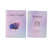 Tarot Cosmic Insights - détaillées sur chaque carte Oraacle Insight | Fournit des aperçus clairs imprimés Tarrot de poche | Oracle largement applicable pour explorer l'intuition et améliorer