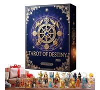 Tarot Countdown - 24 Day Acrylic Calendar, Holiday Decor Collection