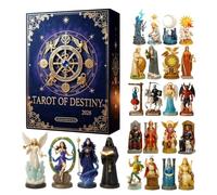 Tarot Countdown Calendar - 24 Days 2D Flat Mysterious Vibrant Christmas