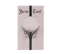 Tarot de bureau - Jeu de tarot psychologique portable horreur | Nouvelle sortie de décembre, jeu de tarot horreur, jeu de société, jeu de cartes pour l'intuition sur l'avenir et le passé, instruments
