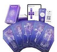 Tarot De Marseille-Jeu De Cartes Complet 78 Cartes-Tarot Divinatoire-Classique Traditionnel-Ésotérisme,Divination Et Voyance-Idée Cadeau