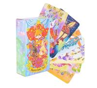 Tarot Deck - 4.02 inch Portable Board Games with Bunny Illustration | 78-Pieces Beginner Tarot Cards for Reading Meditation Daily Learning Cute Collectible 155g Paper Deck Gift Set