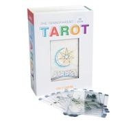 Tarot Deck Set, Learning Cards, Clear Pvc Design with Mystical Light Playful Illustrations, Beginner-Friendly Guide Teaches Spreads Symbolism, Portable Game for Journaling, Travel, and Holiday Gifting