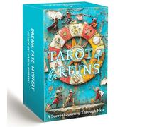 Tarot des Ruines, 78 Cartes de Tarot Surréalistes en Collage avec Art Sculpturel Archaïque, Tarot de l'Intuition pour Lecteurs Débutants et Expérimentés, Cartes de Tarot Uniques avec Guide