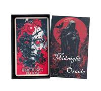 Tarot D'Halloween 78 Cartes Complètes en Version Anglaise Thème Minuit