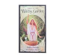 Tarot du jardin des sorcières Cartes Jeu de 78 cartes Oracle Édition anglaise Visions Divination Jeux de plateau Papetier