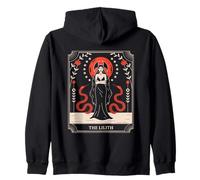 Tarot Lilith Occulte Gothique Witchcore Sweat à Capuche