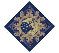 Tarot Nappe Divinations Table Couverture Oracles Jeu de société Tapis Forme carrée Pendule Autel Nappe 3 tailles Option