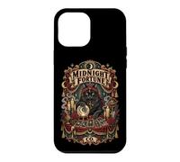 Tarot Noir de Minuit avec Chat et Symboles Occultes Coque pour iPhone 12 Pro Max
