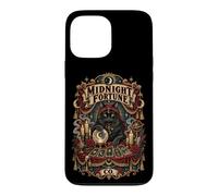 Tarot Noir de Minuit avec Chat et Symboles Occultes Coque pour iPhone 13 Pro Max