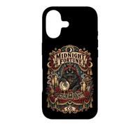 Tarot Noir de Minuit avec Chat et Symboles Occultes Coque pour iPhone 17