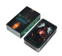Tarot of Sacred Kingdoms Jeu de divination anglaise de 78 cartes pour lectures spirituelles et jeux de fête, cartes de tarot de taille standard pour la découverte du destin, la méditation et le jeu