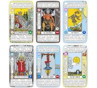 Tarot Pour Débutants,Avec Définitions Faciles,Mots-Clés,Zodiaque,Chakras,Numérologie,Oui Ou Non Et Symbologie De Fonds