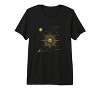 Tarot Roue du Destin Roue Astrologie Esotérique Arcana T-Shirt Haut de Gamme