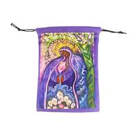 Tarot Sac de Rangement pour Cartes - Pochette Porte-Cartes Oracles en Velours Épais | 13x18cm Sac à dés pour Organisation de Tarot Deck, Rangement de Bijoux, Accessoires de Jeux de Société