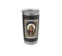 Tarot taureau assis Gobelet isotherme en acier inoxydable double paroi