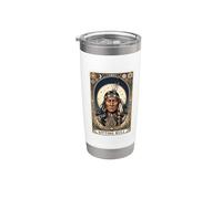 Tarot taureau assis Gobelet isotherme en acier inoxydable double paroi