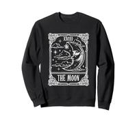 Tarot The Moon Crescent Vintage Sweatshirt