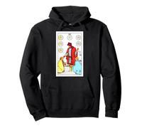 Tarot vintage Six of Coins or Pentacles - Rider Waite Deck Sweat à Capuche