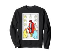 Tarot vintage Six of Coins or Pentacles - Rider Waite Deck Sweatshirt