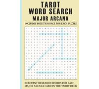 Tarot Word Search: Major Arcana | Word Search Puzzles | 6x9 inches, 60 pages | 22 Puzzles | Solutions Included