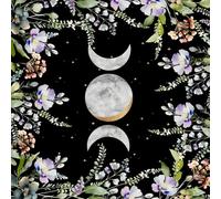 Tarotes À Motifs Mystical Moons Star À Motifs Couvre des Tarottes Tarot Carte Tissu De Lecture pour Pratiques Spirituelles Tissu De Lecture Psychique