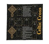 Tarots artistiques Lire la durabilité du tissu Tapis en velours Tapis de tarot réutilisables pour les amateurs de tarot et les collectionneurs Tapis de méditation de tarot artistique