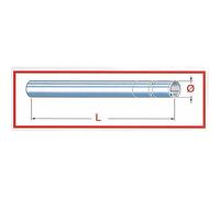TAROZZI fourche stand KAWASAKI ER 500, argent