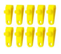 Tarp Clips, 10-Piece Heavy Duty Lock Grip Set, Adjustable Fasteners for Outdoor Use, Sturdy Canopy Fabric Holders for Camping, Backyard, Fishing, Beach, Patio, Picnic, Garden