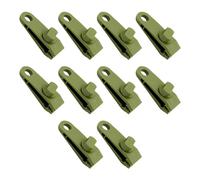 Tarp Clips, 10-Piece Heavy Duty Lock Grip Set, Adjustable Fasteners for Outdoor Use, Sturdy Canopy Fabric Holders for Camping, Backyard, Fishing, Beach, Patio, Picnic, Garden