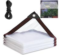 Tarp with Rope 5 m 2x2 Polyethylene Tarpaulin Tarpaulin for Swimming Pool Bestway Waterproof Outdoor Fabric Copri Bucato per Balcony Tarpaulin Copri Stendino per Pioggia Tarpaulin Under Tent Canvas