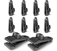 Tarpaulin Clips,10 Piece Set of Locking Clips for Camping Canopy,Boat/Pool/Car,Outdoor Canopy