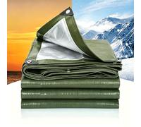 Tarpaulin Étanche 180 G M² PE 240x280cm Armée Verte | Cover All Bâche Imperméable Résistante Aux Déchirures Uv Intempéries Pour Bateaux Camping Machines